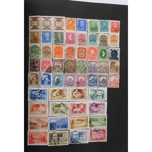 7012 - A worldwide stamp collection in a stock book and albums