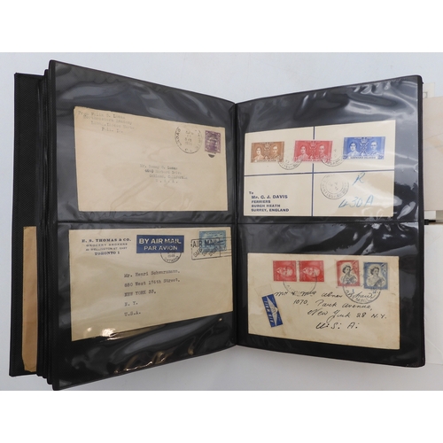 7014 - A collection of covers and first day of issue covers many commemorating the coronation of King Georg... 