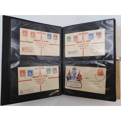 7014 - A collection of covers and first day of issue covers many commemorating the coronation of King Georg... 