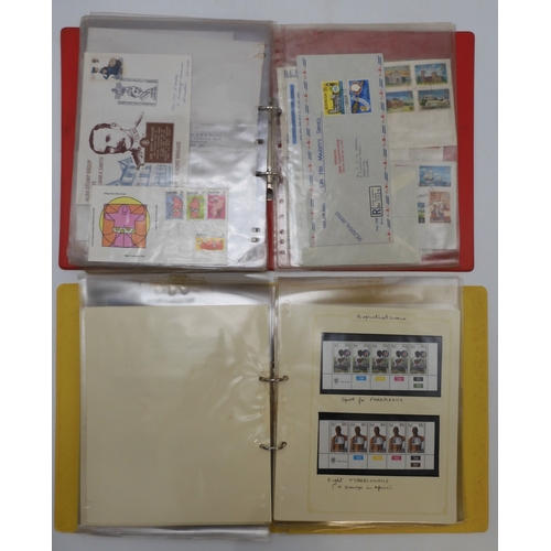 7015 - Great Britain And Commonwealth stamps first day covers and covers, a collection in five albums many ... 