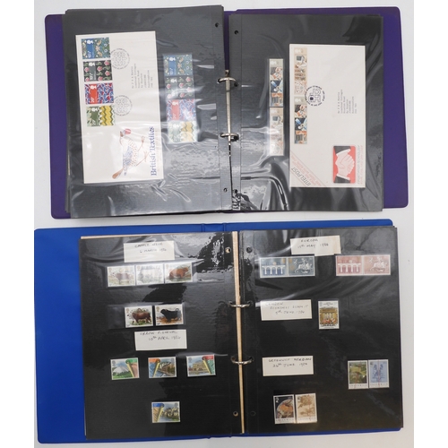 7015 - Great Britain And Commonwealth stamps first day covers and covers, a collection in five albums many ... 