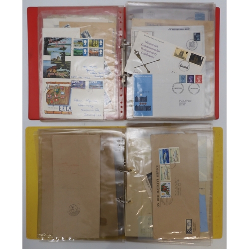 7015 - Great Britain And Commonwealth stamps first day covers and covers, a collection in five albums many ... 