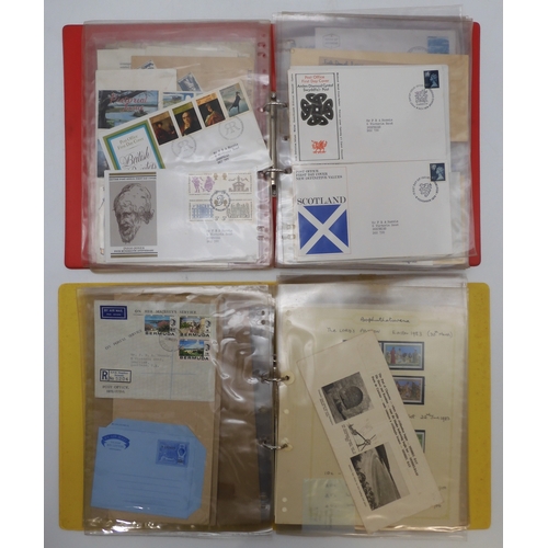 7015 - Great Britain And Commonwealth stamps first day covers and covers, a collection in five albums many ... 