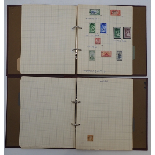 7016 - Australian States, Australia And New Zealand, a collection in two albums with early examples circa 1... 