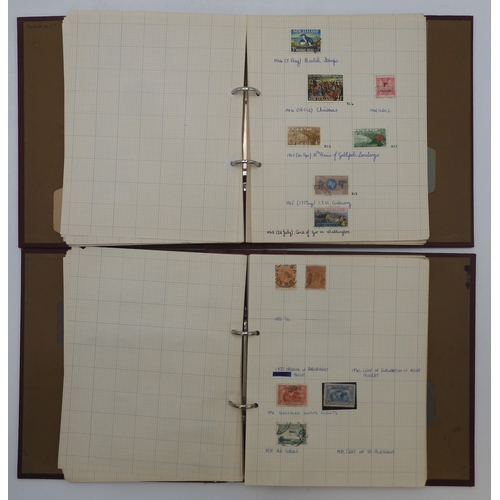 7016 - Australian States, Australia And New Zealand, a collection in two albums with early examples circa 1... 