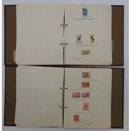 7016 - Australian States, Australia And New Zealand, a collection in two albums with early examples circa 1... 