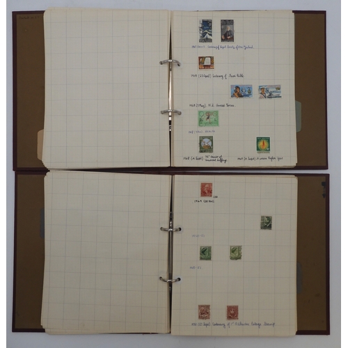 7016 - Australian States, Australia And New Zealand, a collection in two albums with early examples circa 1... 