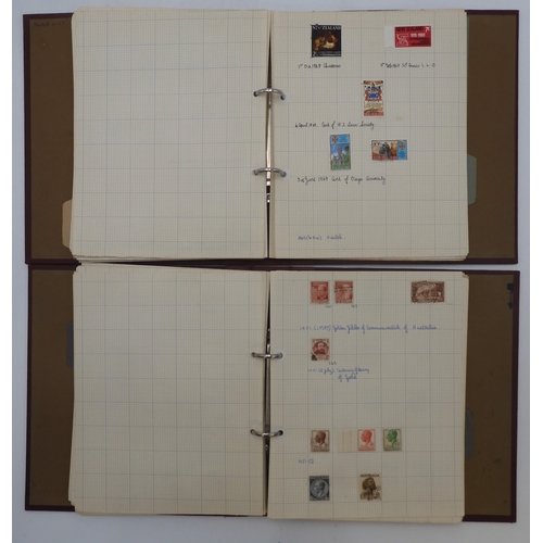 7016 - Australian States, Australia And New Zealand, a collection in two albums with early examples circa 1... 