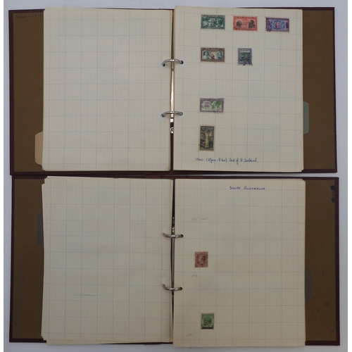 7016 - Australian States, Australia And New Zealand, a collection in two albums with early examples circa 1... 