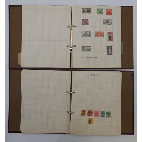 7016 - Australian States, Australia And New Zealand, a collection in two albums with early examples circa 1... 