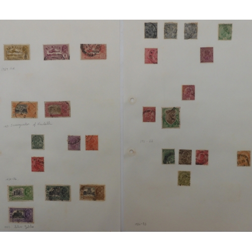 7018 - INDIA, CEYLON AND PAKISTANA collection of used stamps to include early examples