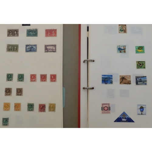 7021 - CANADA, JAMAICA AND BERMUDAA collection of used stamps in two albums with early examples to include ... 