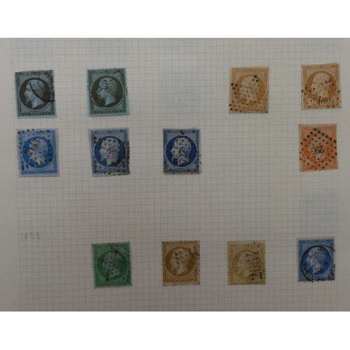 7022 - EUROPE, RUSSIA AND THE MEDITERRANEAN A stamp collection in two albums to include early examples from... 