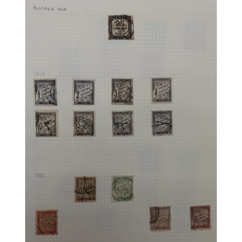 7022 - EUROPE, RUSSIA AND THE MEDITERRANEAN A stamp collection in two albums to include early examples from... 