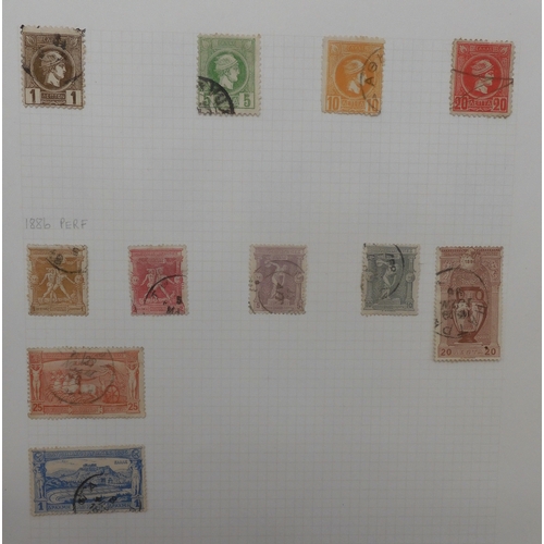 7022 - EUROPE, RUSSIA AND THE MEDITERRANEAN A stamp collection in two albums to include early examples from... 