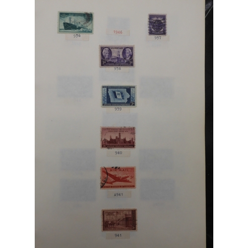 7038 - UNITED STATES U.S. POSTAGEA collection of mostly used stamps in two folders from President Andrew Ja... 