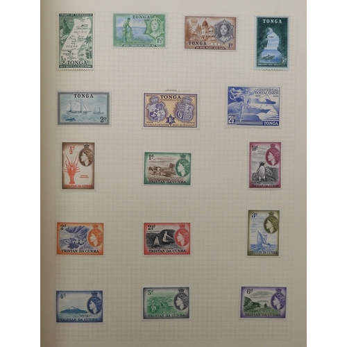 7044 - COMMONWEALTH & GREAT BRITAIN STAMPSAn album of unused and used stamps mostly hinged with Aden 19... 