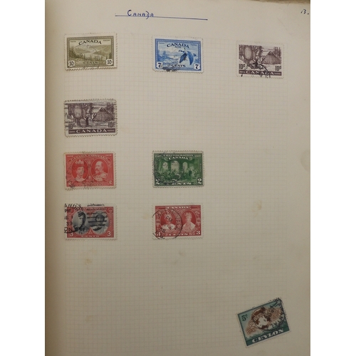 7044 - COMMONWEALTH & GREAT BRITAIN STAMPSAn album of unused and used stamps mostly hinged with Aden 19... 