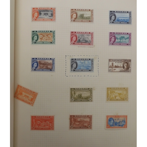 7044 - COMMONWEALTH & GREAT BRITAIN STAMPSAn album of unused and used stamps mostly hinged with Aden 19... 