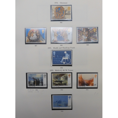 7045 - GREAT BRITAIN 1840 - 1980A stamp collection in the Stanley Gibbons Great Britain Stamp Album to incl... 