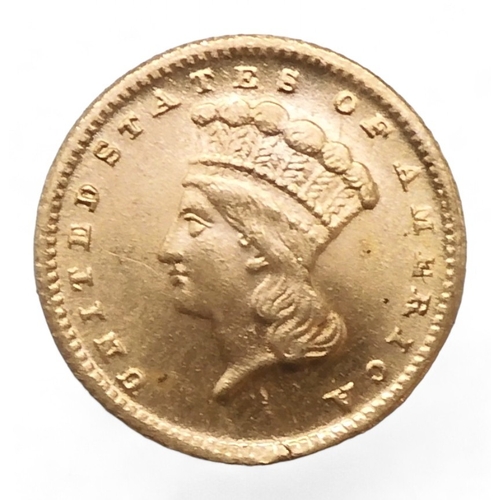 400 - UNITED STATES FEDERAL REPUBLIC (1776-DATE) 1 DOLLAR 1862 REPLICAObverseFirst Nation princess with he... 