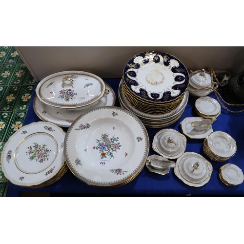 234 - **WITHDRAWN** Spode Copeland china part dinner service, Coalport dessert plates, and a childs toy di... 