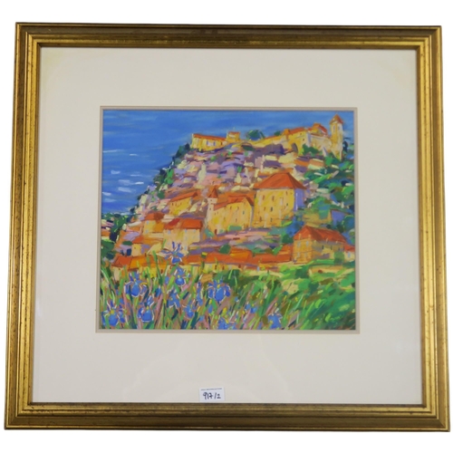 917 - JOHN HOLT (ENGLISH b.1950) PROVENCE Pastel on paper, signed lower right, 35.5 x 40cm Together with a... 