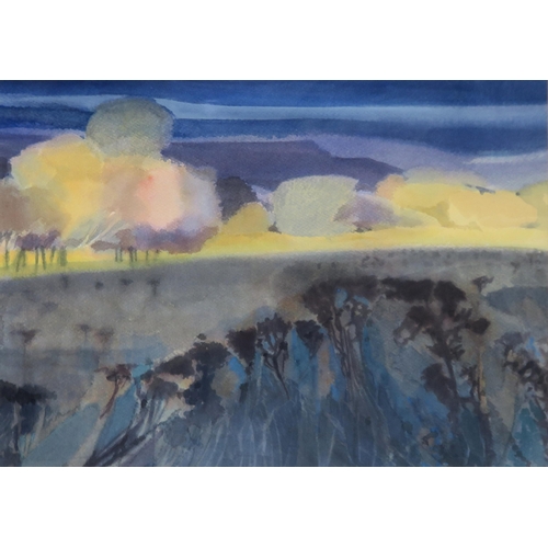 928 - MARGARET SCOTT RHIND (SCOTTISH b.1935) PRELUDE Watercolour, signed lower right, 50 x 70cm&... 