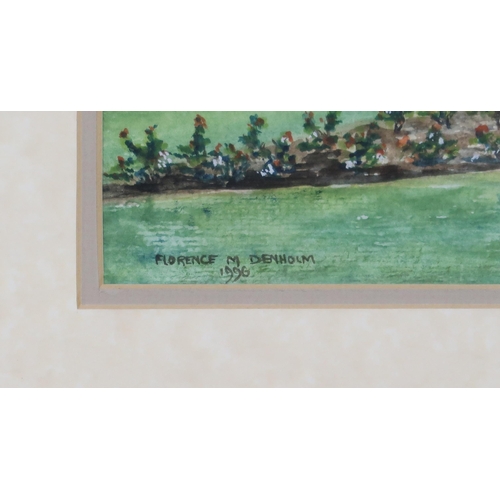 932 - FLORENCE M. DENHOLM (SCOTTISH CONTEMPORARY) POLLOCK GOLF CLUB Watercolour, signed lower le... 