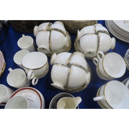 280 - A retro British Anchor coffee set decorated with Poodles, Royal Stafford coffee set and a Wedgwood C... 