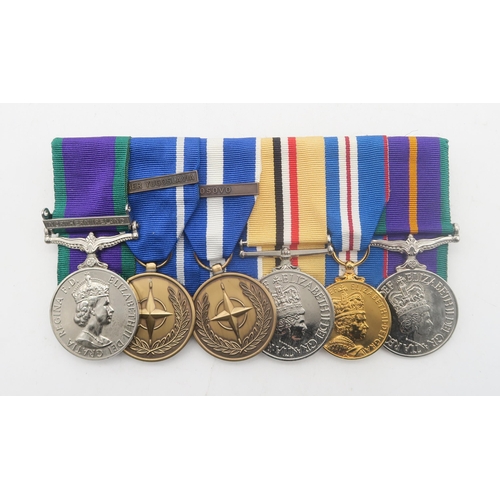 512 - A medal group of six awarded to Lance Corporal Scott McCafferty, Argyll & Sutherland Highlanders... 