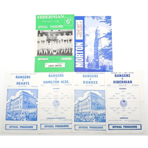 524 - A small collection of 1960s-era Rangers F.C. Scottish Cup, Scottish League Championship and Fairs Ci... 