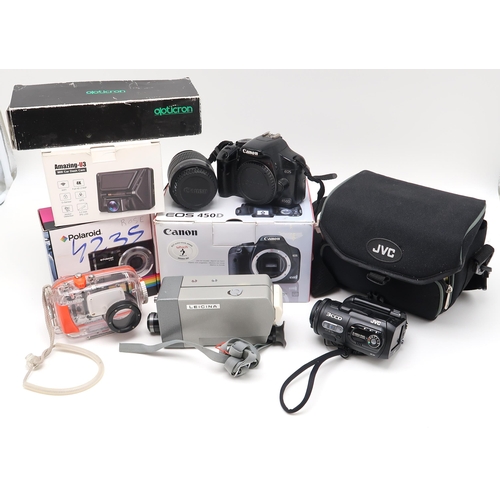 531 - A large assortment of point-and-shoot film and digital cameras and accessories, to include a boxed C... 