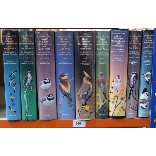 560 - ORNITHOLOGYCramp et al. Handbook of the Birds of Europe, the Middle East and North AfricaOxford Univ... 