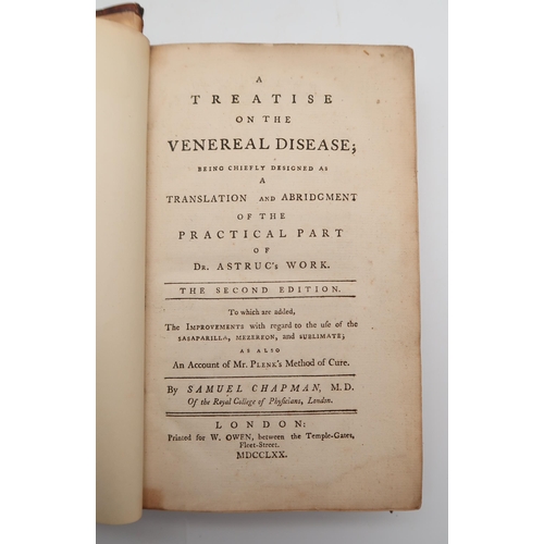 571 - MEDICAL HISTORY AND PHRENOLOGYChapman, Samuel A Treatise on Venereal DiseasePrinted for W. Owen, Lon... 