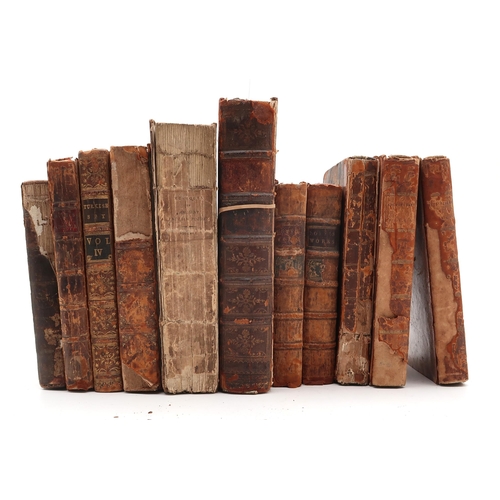 579 - A collection of 18th century volumes, mostly odd volumes from larger sets, to include The History of... 