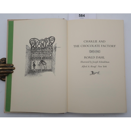 584 - Dahl, Roald Charlie and the Chocolate FactoryJoseph Schindelman (illus.), Alfred A. Knopf, New York,... 