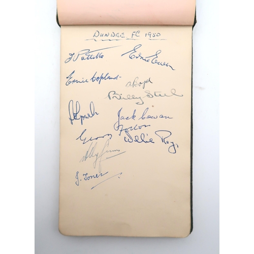 523 - A framed page autographed by players in the Scotland vs. England International match at Hampden Park... 