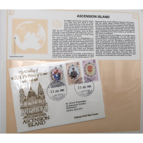 442 - Royal Mail First Day CoversA collection in three albums to include The Royal wedding First Day Cover... 