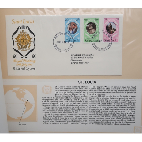 442 - Royal Mail First Day CoversA collection in three albums to include The Royal wedding First Day Cover... 