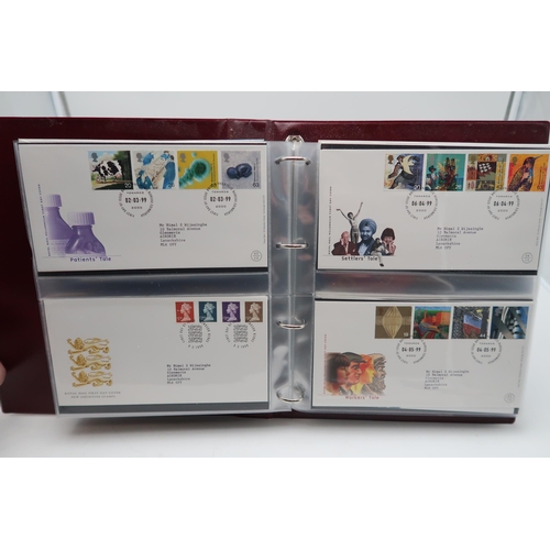 442 - Royal Mail First Day CoversA collection in three albums to include The Royal wedding First Day Cover... 