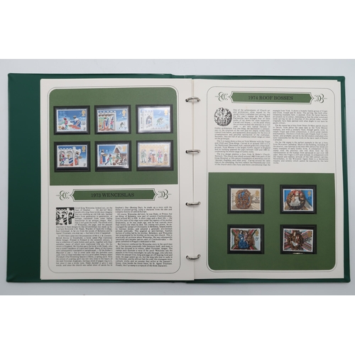 443 - A large stamp collection in 5 albums and six stock books to include SG Historic Stamps of Britain, W... 