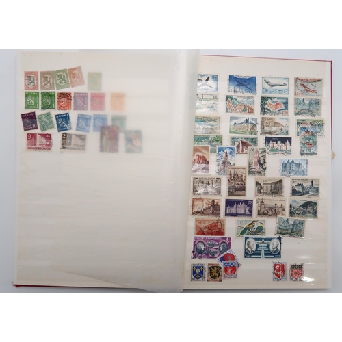 443 - A large stamp collection in 5 albums and six stock books to include SG Historic Stamps of Britain, W... 