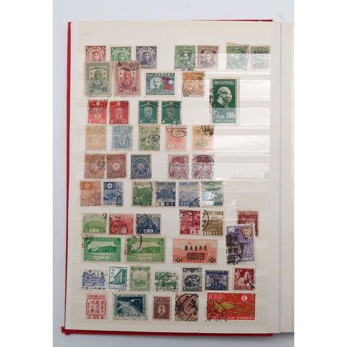 443 - A large stamp collection in 5 albums and six stock books to include SG Historic Stamps of Britain, W... 