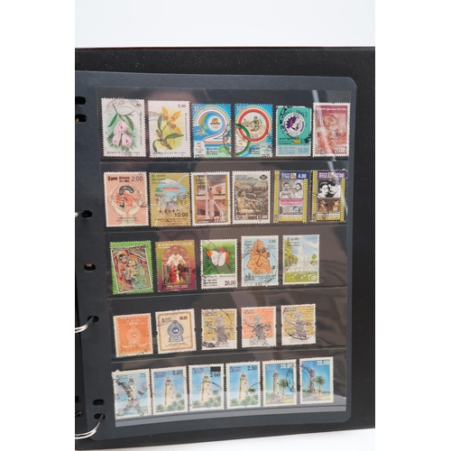 443 - A large stamp collection in 5 albums and six stock books to include SG Historic Stamps of Britain, W... 