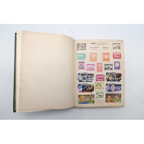 445 - A world wide stamp collection in SG Swift Sure Expanding Stamp Album, Ace Conquest Stamp Album and Y... 