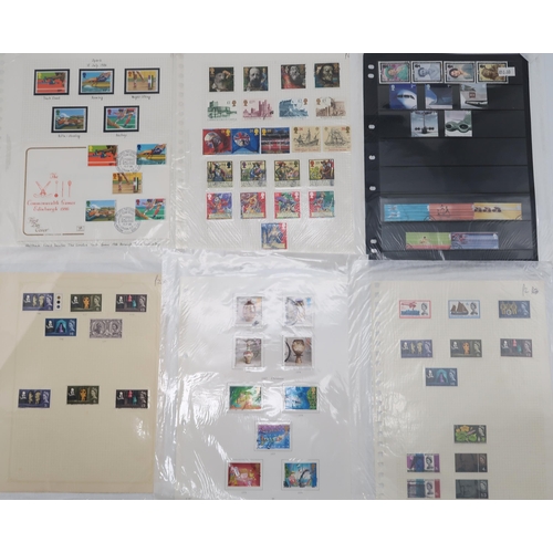 446 - A collection of stamps and covers to include Luxury First Day Covers , Great Britain used stamps, ne... 