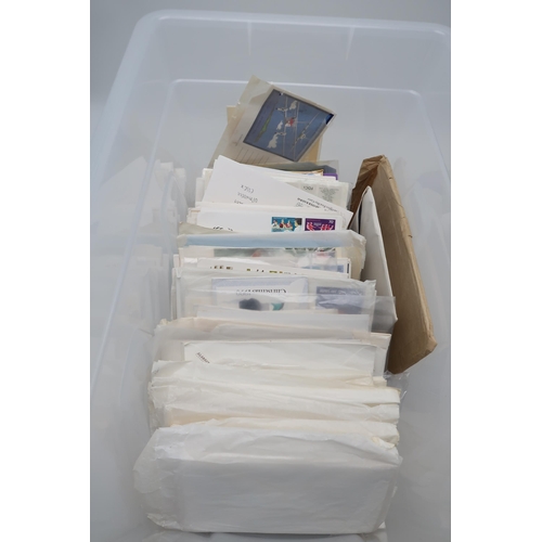 447 - A large collection of Royal Mail First Day Covers, covers and post cards