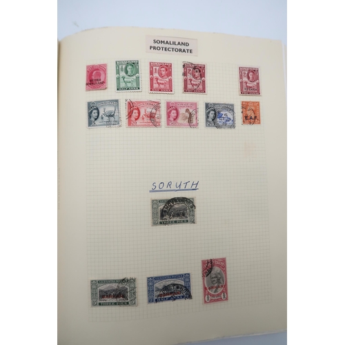 448 - An extensive worldwide stamp collection, mostly used, in 29 albums and a few stock books together wi... 