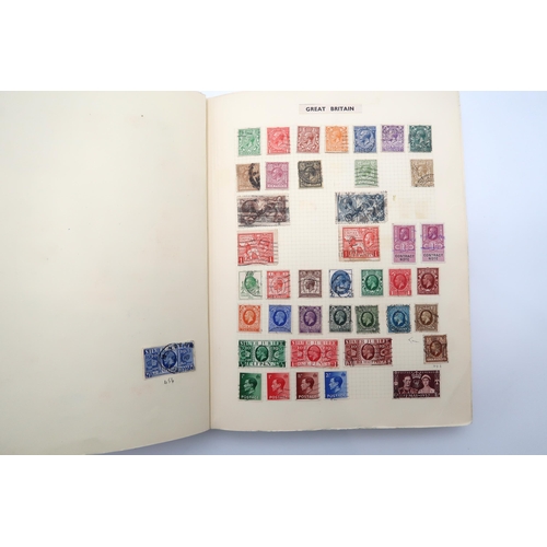 448 - An extensive worldwide stamp collection, mostly used, in 29 albums and a few stock books together wi... 